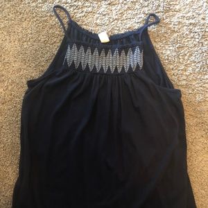 Navy Blue Tank Top